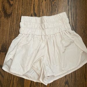 White Free people the way home shorts